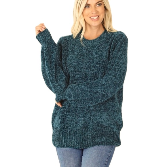Altar'd State Sweaters - Alter’d State Cozy Chenille Crewneck Sweater